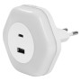 Нічник 15W 220V 4lm 3000K 81.2x76.7x76mm [4099854090264] Ledvance Lunetta Hexagon USB з датчиком освітленості