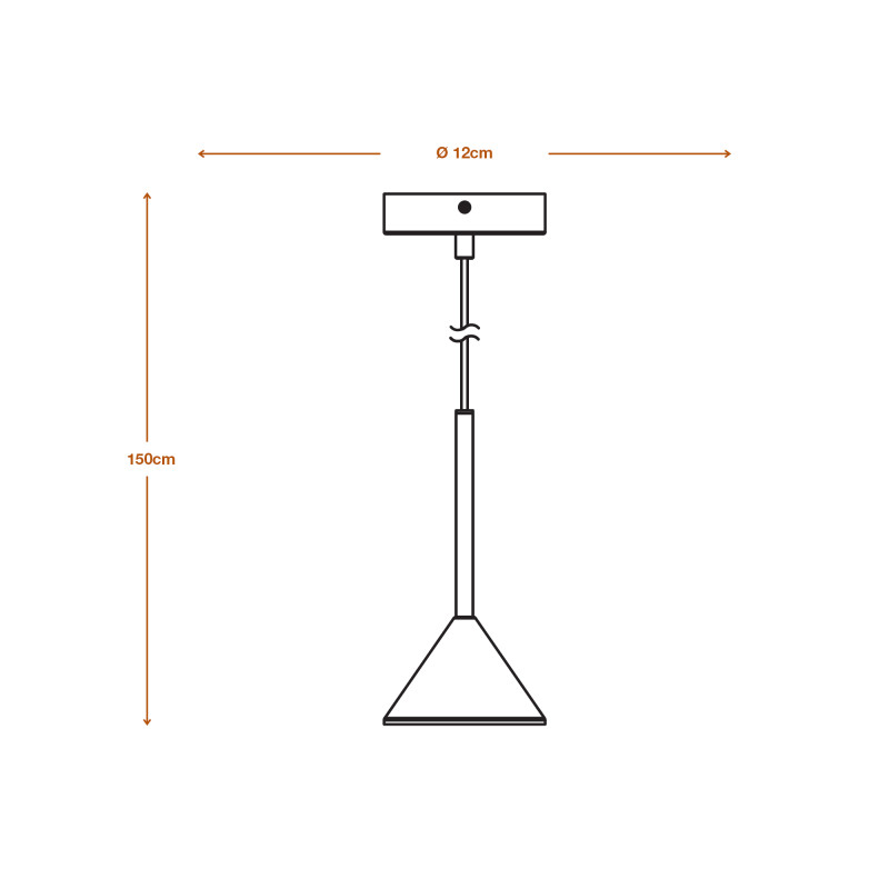LED Светильник подвесной 5W 220V 180lm 3000K 120x1500mm [4058075841826] Ledvance DECOR FUJI 1XPENDANT
