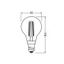 Лампа LED 3,4W 230V 470lm 2700K E14 45x84mm груша [4099854468339] Osram CL P40 Filament