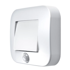 Ночник 0.3W 4.5V 14lm 4000K 3x1.5AAА 84x22x73mm [4058075260658] Ledvance NIGHTLUX Hall с сенсором движения и мир.