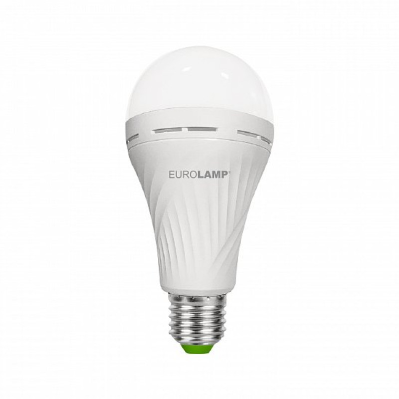 Лампа LED с аккумулятором 18W 220V 1500lm 4500K E27 1200mA/h 90х160mm [4260642639549] EUROLAMP LED-A90-18274
