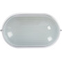Світильник 60W 230V E27 IP54 овальний 213х100х107mm білий [l002008] E.NEXT e.light.1401.1.60.27.white