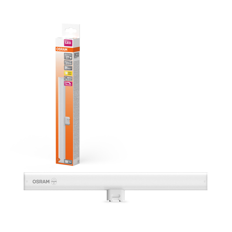 Лампа светодиодная 3W 220V 275lm 2700K S14d DIM 29x300mm прямая [4099854232817] OSRAM LEDinestra