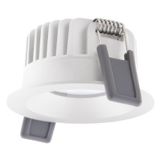 Светильник точечный 8W 220V 680lm 3000K ⌀81mm DIM IP44 белый [4058075799547] Ledvance SP FIX P