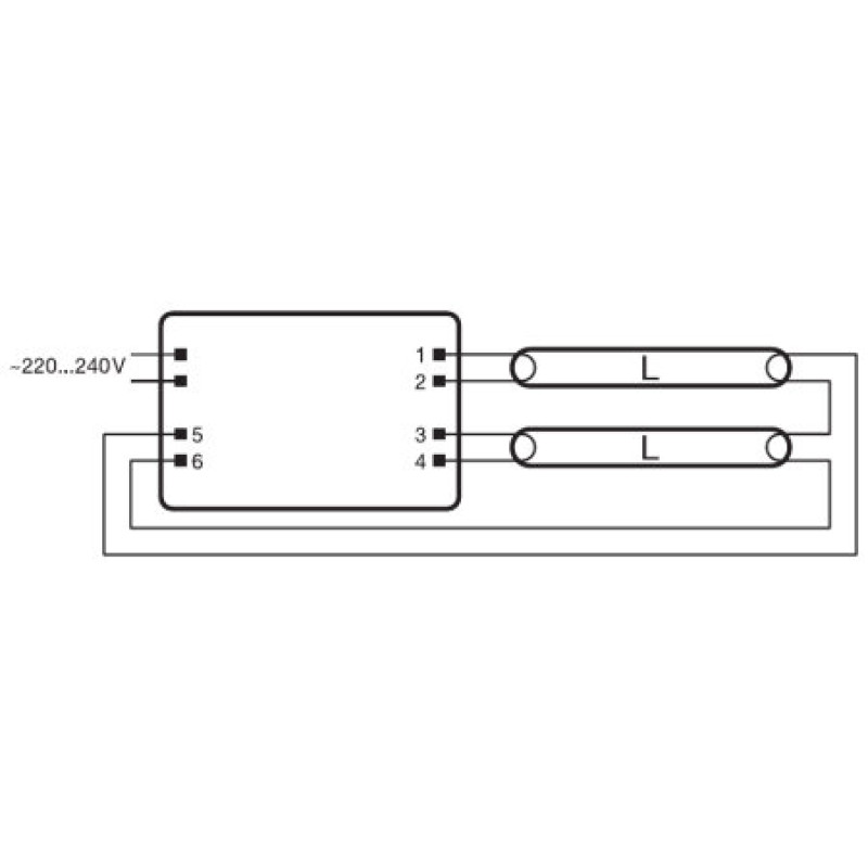2x5-11 ЕПРА для люмінесцентних ламп 220-240V IP20 [4050300821504] QT-ECO Osram