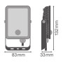 Прожектор LED 10W 220V 750lm 3000K IP65 132x83x33mm з датчиком руху [4058075768178] Ledvance Flood Essential sensor