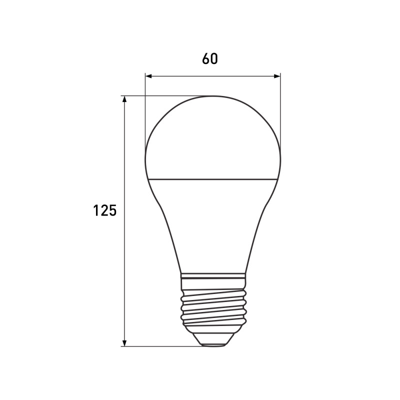 Лампа LED с аккумулятором 7W 230V 560lm 4000K 1200mA/h 60x125mm [4262547133634] Eurolamp LED-A60-07274(EM)AV