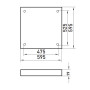 Светодиодная панель 36W 3000lm 4500K 595x595x19mm с опаловым рассеивателем IP20 [l0850005] E.NEXT e.LED Surface 600.Opal