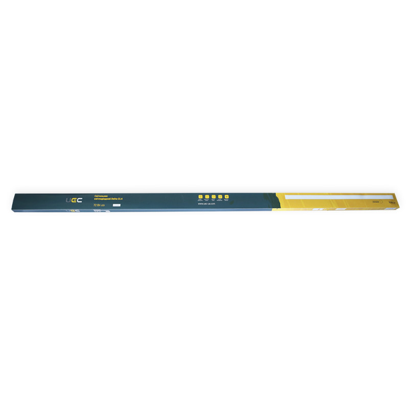 Світильник LED лінійний 72W 230V 4800lm 6500K 1500x24x75mm IP20 опал білий [CL4D-72-IP20OPC] Delta CL4 UEC