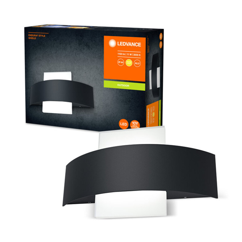 Светильник 10.5W 220V 410lm 3000K IP44 60x142x240mm [4058075205314] Ledvance ENDURA STYLE SHIELD