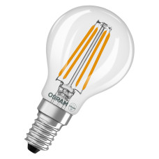 Лампа LED 3,4W 230V 470lm 2700K E14 45x84mm груша [4099854468339] Osram CL P40 Filament