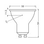 Лампа LED 3,7W 230V 350lm 2700K GU10 DIM 50x54mm рефлекторная [4099854457487] Osram PAR16