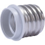 Перехідник E40-E27 пластик білий [s9100020] E.NEXT e.lamp adapter.Е40/Е27.white
