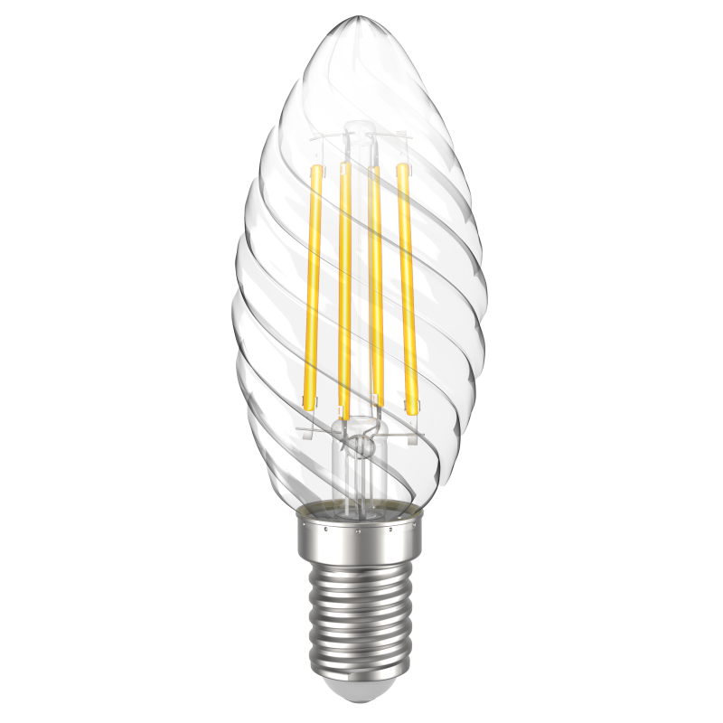 Лампа светодиодная винтажная 5W 220V 4000К E14 35x97mm филаментная [LLF-CT35-5-230-40-E14-CL] серия 360° УЕК