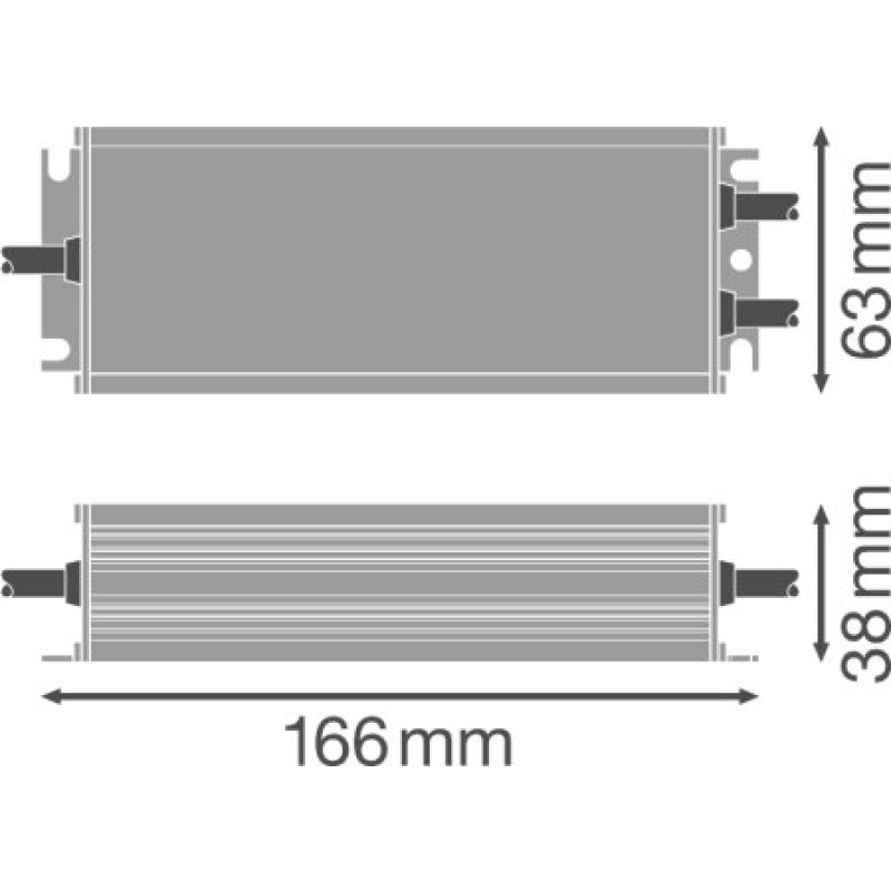 LED драйвер 10x1 20W 220-240V выходная 24V 830mA DIM IP66 [4058075239951] DR DIM-PFM Osram