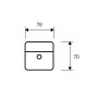 Ночник 2W 5V 180lm 6000K 1200mAh 78x70mm [4262380660304] NL-2W(white) EUROLAMP
