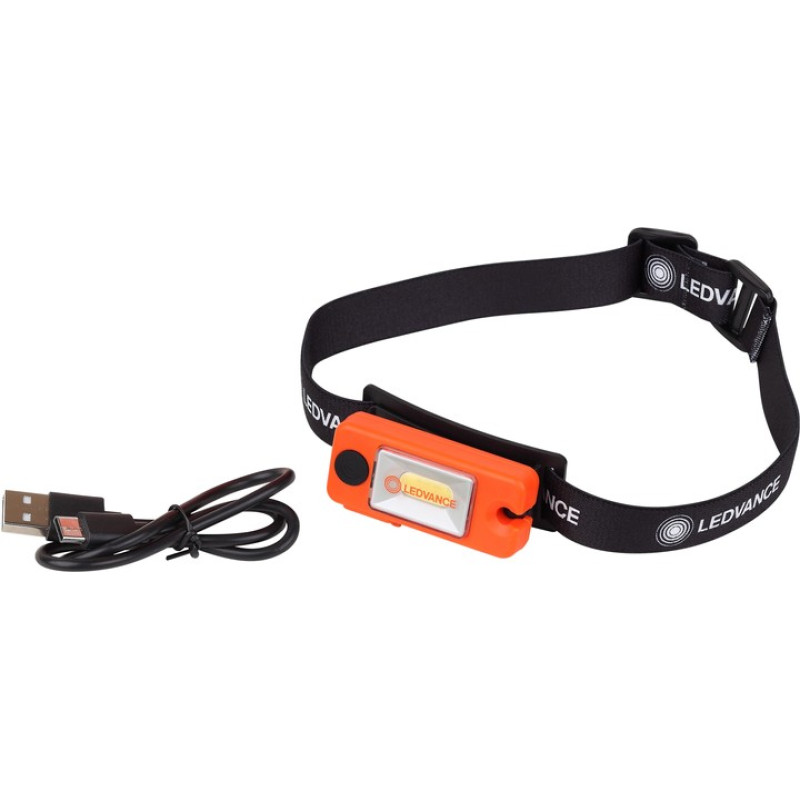 Ліхтар налобний 1.3W 80lm 6500K 250mAh 64x29.5х25mm [4099854175701] Headl Rech Multi Ledvance