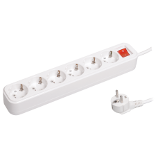 Удлинитель с выключателем 1.5м 6 гнезд 2Р+PЕ IP20 [WYP11-16-06-02-ZK] Classic УЕК