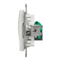 Один разъем RJ45 кат.5E UTP белый [SDD111451] ABS-UV Sedna Design&Element Шнейдер Электрик