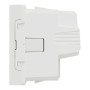 Розетка с з/к и шторками 16А Белый 45х45х50mm PC [NU303718] Unica New Schneider Electric