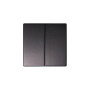 Клавіша подвійна 61x61x8мм антрацит [ins0040020] e.lux.11021L.pn.anthracite E.NEXT