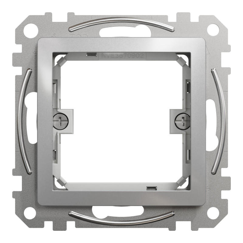 Адаптор 45х45 для Unica New алюміній 42х73х73mm ABS-UV [SDD113905] Sedna Design & Elements Schneider Electric