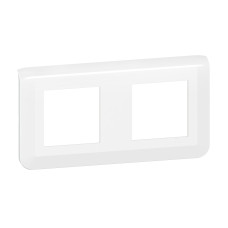 Рамка 2x2 модуля горизонтальная Mosaic Белый [277804L] Legrand
