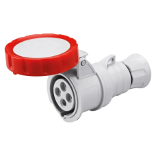 Силовая розетка 3P+E 32А 400В переносная IP67 красная [GW62041H] IEC 309 HP GEWISS