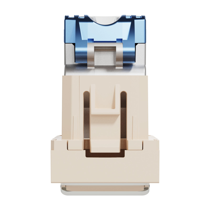 Розетка компьютерная RJ45 категория 6STP 1 модуль бежевая [NU341644] ABS-UV Unica New Шнейдер Электрик