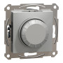 Поворотный LED диммер RC 3-370Вт ASFORA 83x83x47mm алюминий [EPH6800161] Schneider Electric