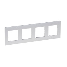 Рамка 4-постова NILOE STEP алюміній [863394] Legrand