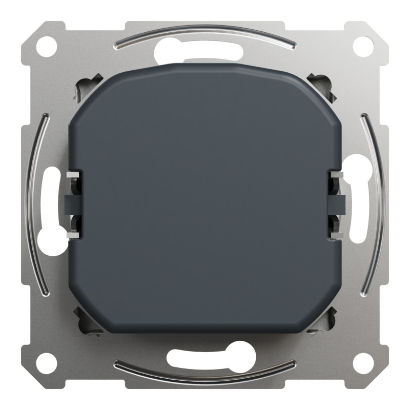 Поворотный LED диммер RC 3-370Вт ASFORA 83x83x47mm алюминий [EPH6800161] Schneider Electric
