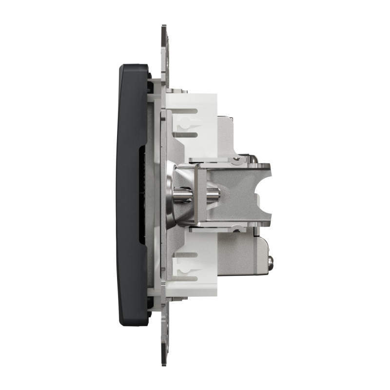 Концевая TV розетка 4 дБ черная [SDD114471] ABS-UV Sedna Design&Element Шнейдер Электрик