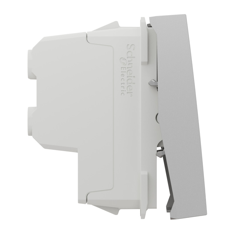Вимикач 16А Алюміній 45х45х37,75mm ABS-UV [NU326230] Unica New Schneider Electric