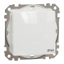 Одноклавишный выключатель IP44 Белый 73х73х38mm ABS-UV [SDD211101] Sedna Design & Elements Schneider Electric