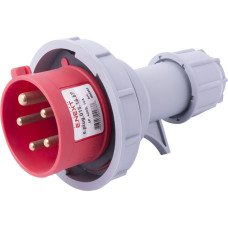 Силовая вилка 3P+N+PE 16А 400В переносная IP67 красная [i082003] E.NEXT e.plug.015.16.67