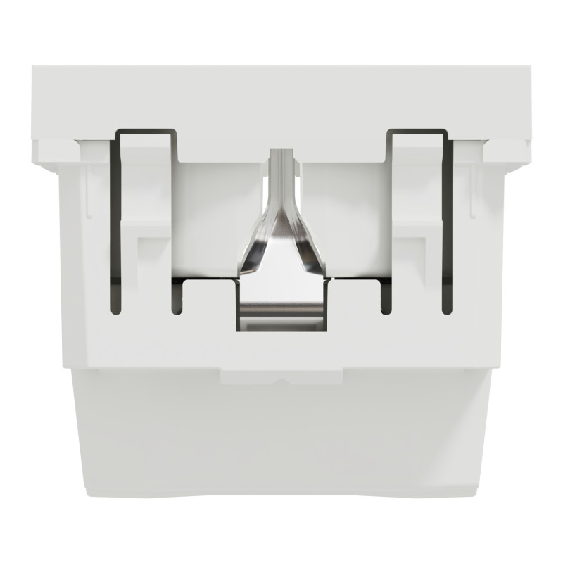 Розетка с з/к и шторками 16А Белый 45х45х50mm PC [NU303718] Unica New Schneider Electric
