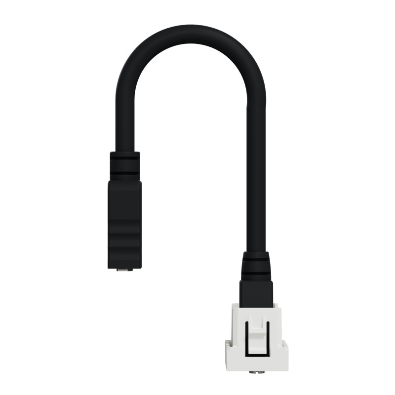 Розетка HDMI 1 модуль біла [NU343018] ABS-UV Unica New Шнейдер Електрік