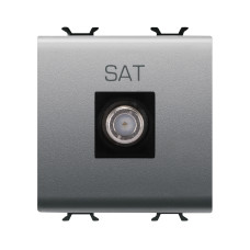 TV/SAT розетка конечная Chorusmart титан [GW14377] Gewiss