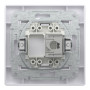 Розетка компьютерная с рамкой RJ45 STP кат.5Е Asfora белая ABS [EPH5000121] Шнейдер Электрик