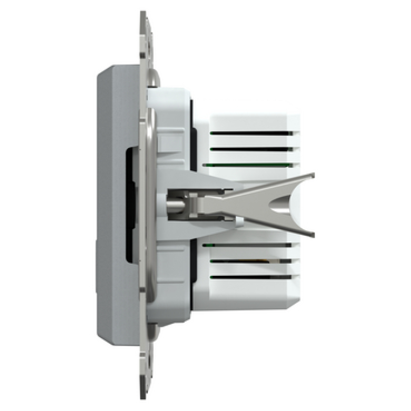 USB розетка тип А+С 21W 3A сталь ABS [EPH2700562] Шнейдер Електрік