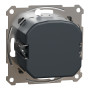 Поворотный LED диммер RC 3-370Вт ASFORA 83x83x47mm алюминий [EPH6800161] Schneider Electric