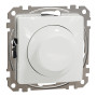 Світлорегулятор поворотний LED RC 3-370 В Білий 71х46mm polyamide [SDD111501] Sedna Design & Elements Schneider Electric