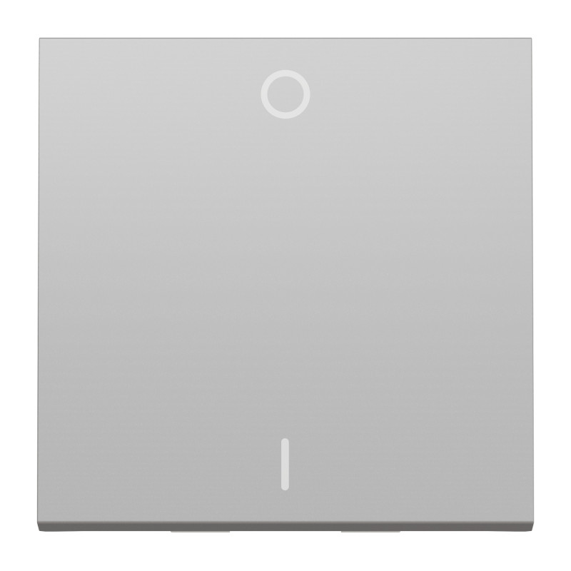 Вимикач 16А Алюміній 45х45х37,75mm ABS-UV [NU326230] Unica New Schneider Electric