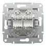 Розетка компьютерная RJ45 UTP кат.5Е Asfora бронза ABS [EPH4400169] Шнейдер Электрик
