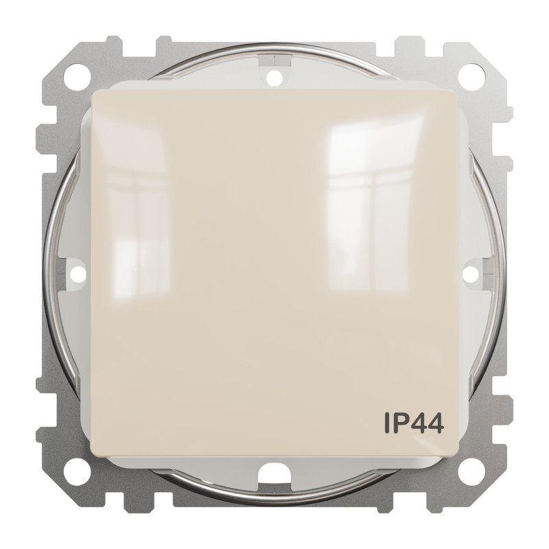 Одноклавишный переключатель IP44 бежевый [SDD212106] ABS-UV Sedna Design&Element Шнейдер Электрик