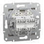 Розетка компьютерная RJ45 UTP кат.5Е Asfora бронза ABS [EPH4400169] Шнейдер Электрик
