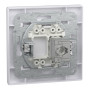 Розетка компьютерная с рамкой RJ45 STP кат.5Е Asfora белая ABS [EPH5000121] Шнейдер Электрик