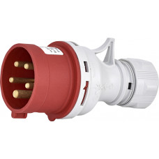 Силовая вилка 3P+N+PE 32А 400В переносная IP44 красная [4482021] EV-3253 ETI