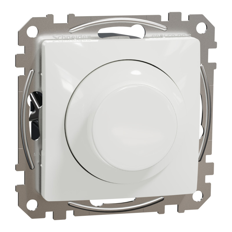 Світлорегулятор поворотний LED RC 3-370 В Білий 71х46mm polyamide [SDD111501] Sedna Design & Elements Schneider Electric